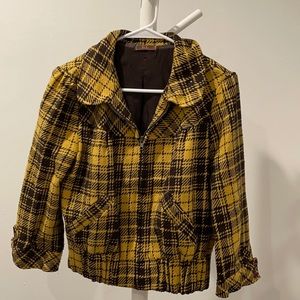Vintage Y2K Nordstrom’s Plaid 90s Cropped Jacket